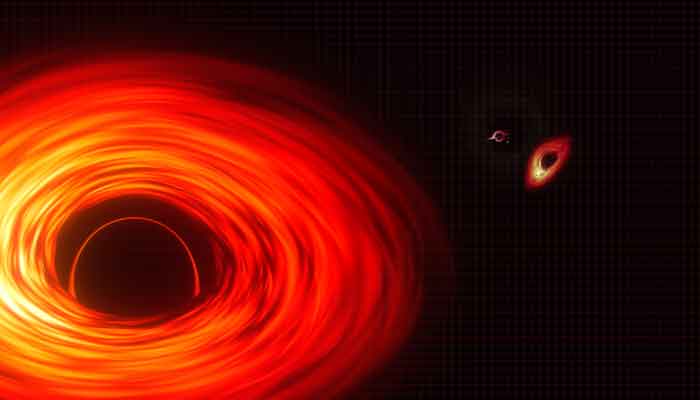 The illustration shows a black hole. — Nasa/File