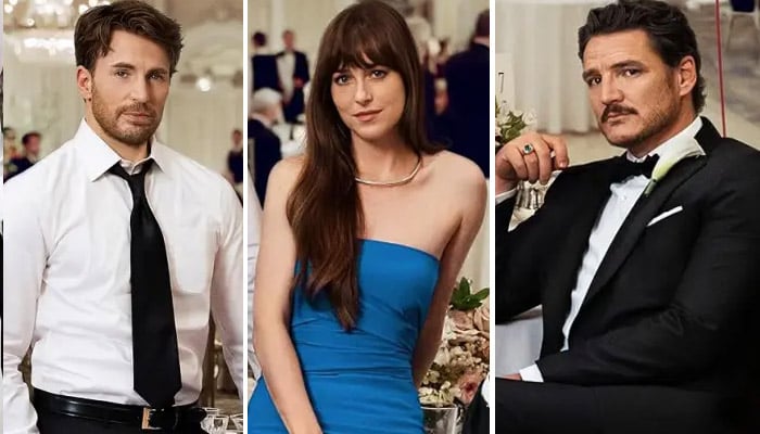 Dakota Johnson gets honest about filming experience with Pedro Pascal, Chris Evans