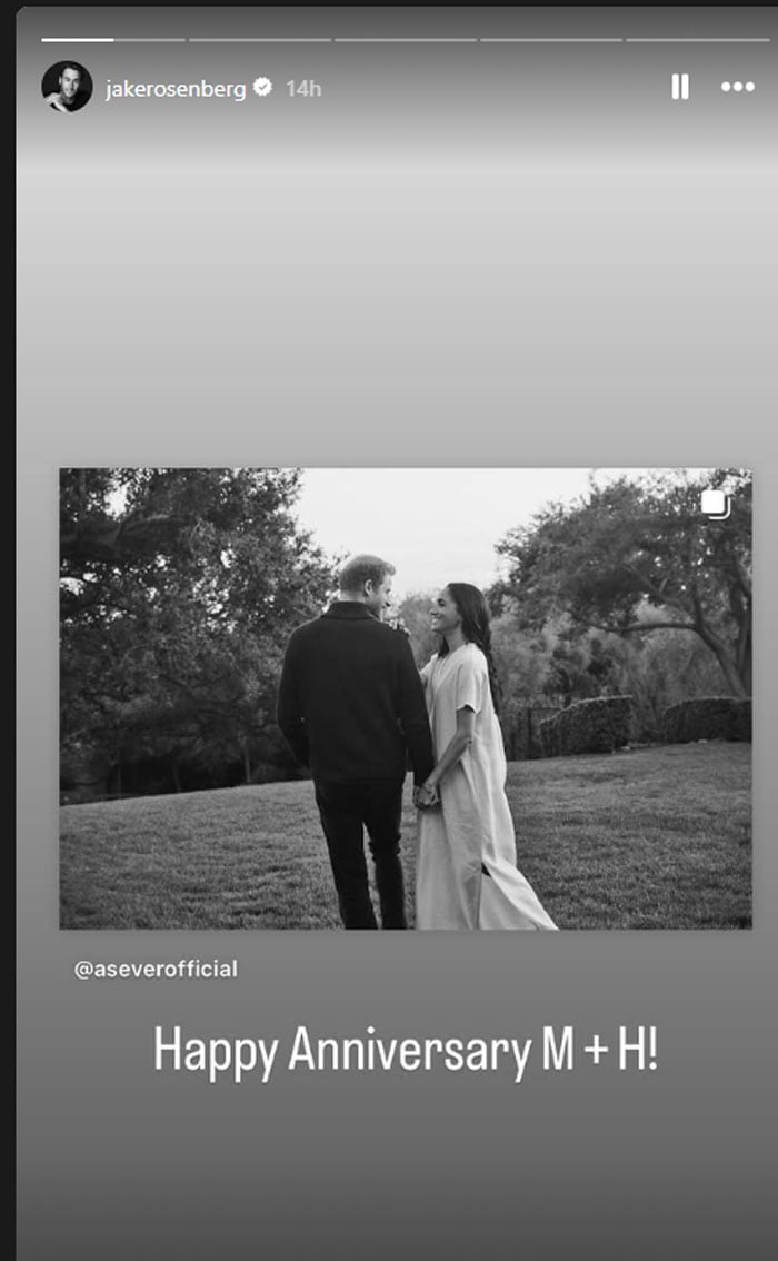 Meghan Markle, Prince Harrys unseen photo released on wedding anniversary
