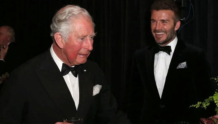 King Charles chat with David Beckham about wife laid bare