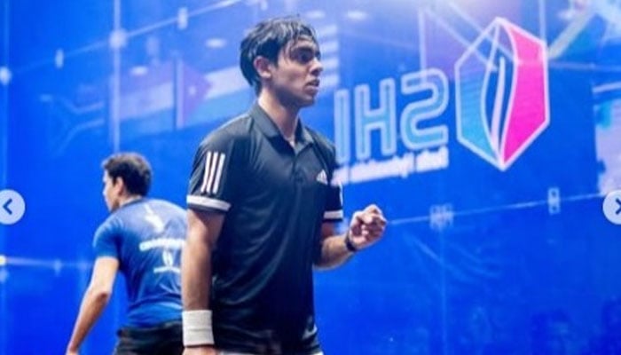 Ashab Irfan at the South Australian Open Squash Championship — Reporter