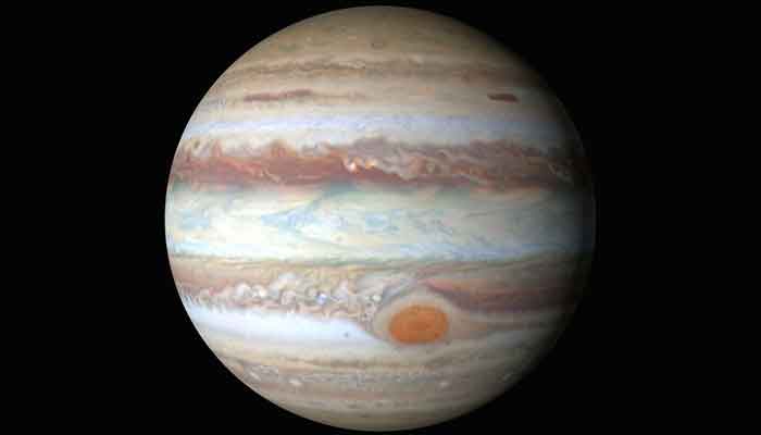 Nasa’s Juno spacecraft imaged Jupiter’s Great Red Spot. — Nasa/File
