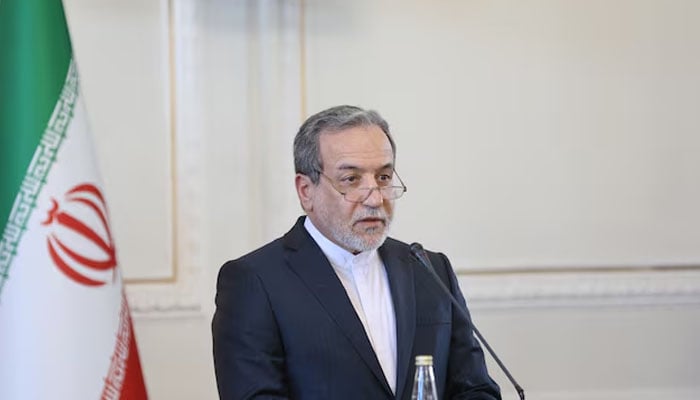 Iranian Foreign Minister Abbas Araghchi speaks during a joint press conference with Russias Foreign Minister Sergei Lavrov in Tehran, Iran, February 25, 2025 — Reuters