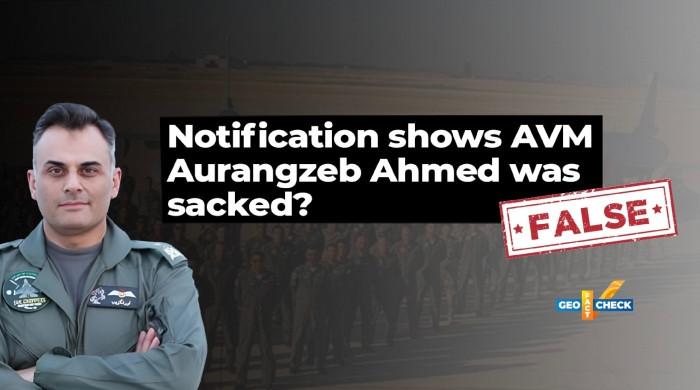 Fact-check: Fake satirical notification claims AVM Aurangzeb was sacked by govt