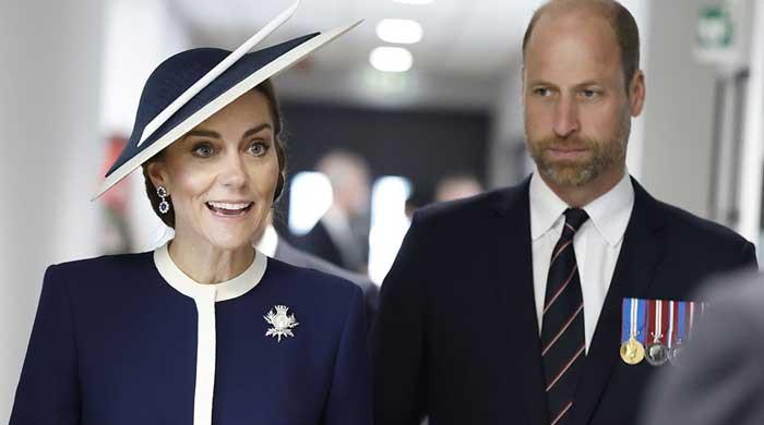 Prince William reacts after Kate Middleton called beautiful in Glasgow
