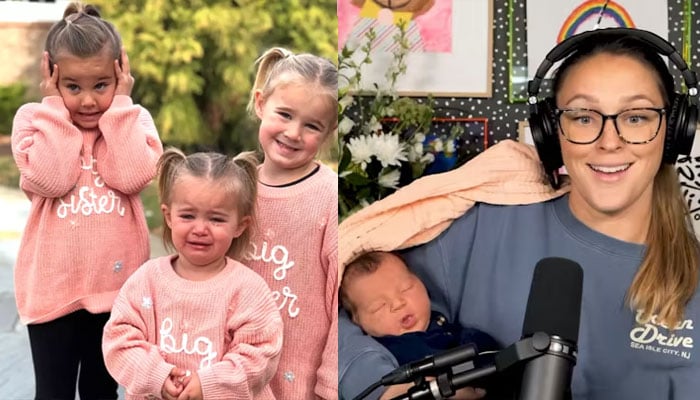 Kylie Kelce ends podcast hiatus after welcoming baby no 4