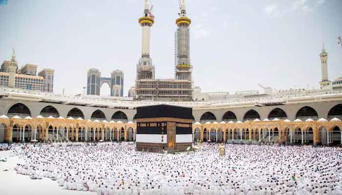 Muslims perform their Friday prayers in the Grand Mosque in the holy city of Mecca, Saudi Arabia, June 23, 2023. — Reuters