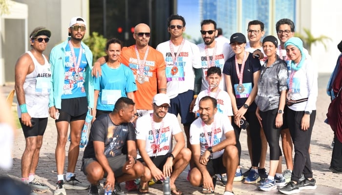 Participants of the race posing for the picture on May 24, 2025. — Reporter