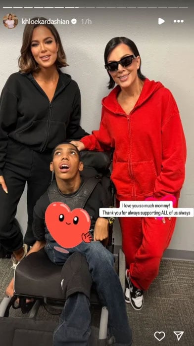 Khloe Kardashian cheers for Tristan Thompsons disabled brother Amari