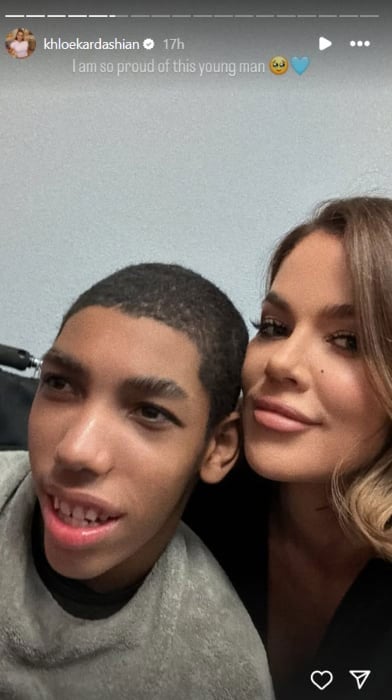Khloe Kardashian cheers for Tristan Thompsons disabled brother Amari