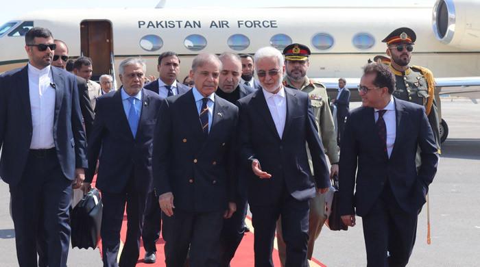 PM Shehbaz lands in Iran on second leg of four-nation tour