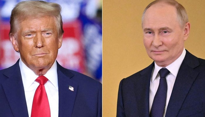 US President Donald Trump (left) and his Russian counterpart Vladimir Putin. — AFP/File
