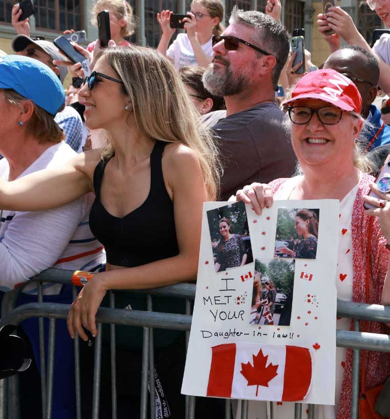Kate Middletons photos displayed at King Charles, Queen Camillas welcome in Canada