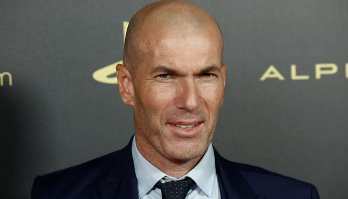 The former player and manager Zinine Zidane before the Ballon Dor Dor Dor 2022 Awards at CHATELET Theater on October 17, 2022. - Reuters