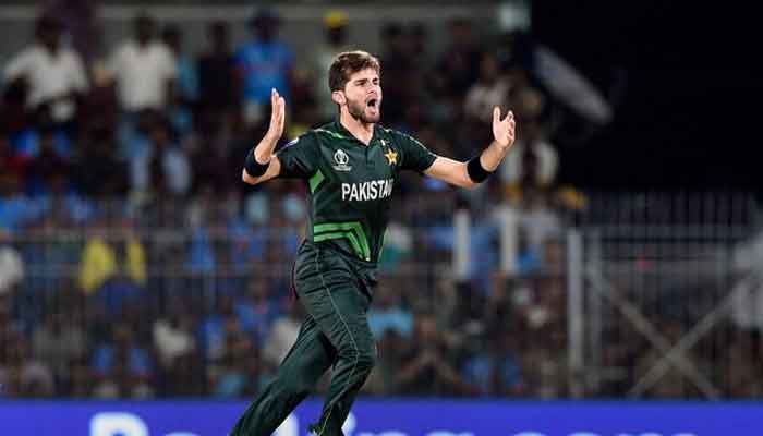 Shaheen Afraidi Luftat during the match. Reuters/File