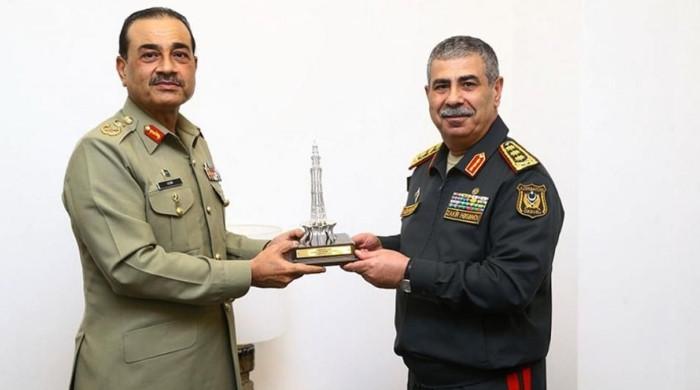 Field Marshal Munir discusses regional security dynamics with Azerbaijani defence minister