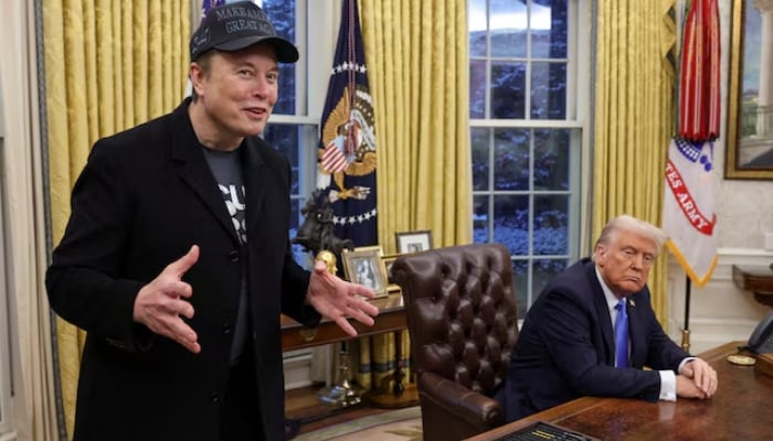 Elon Musk speaks next to US President Donald Trump in the Oval Office of the White House in Washington, DC, US, on February 11, 2025. — Reuters