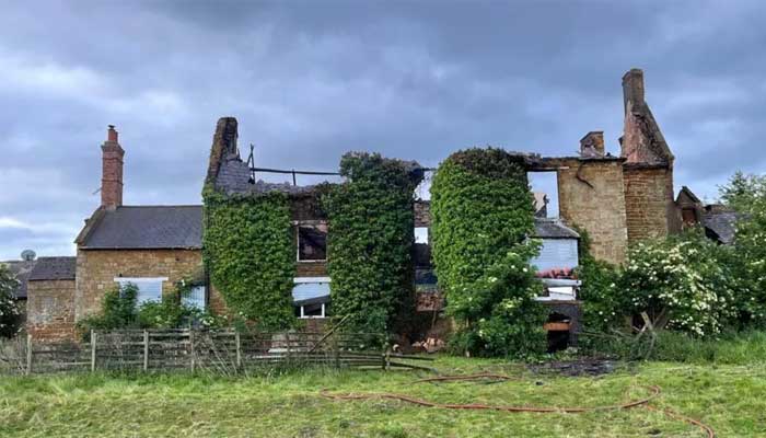 A farmhouse which is part of the Althorp House, Dianas childhood home