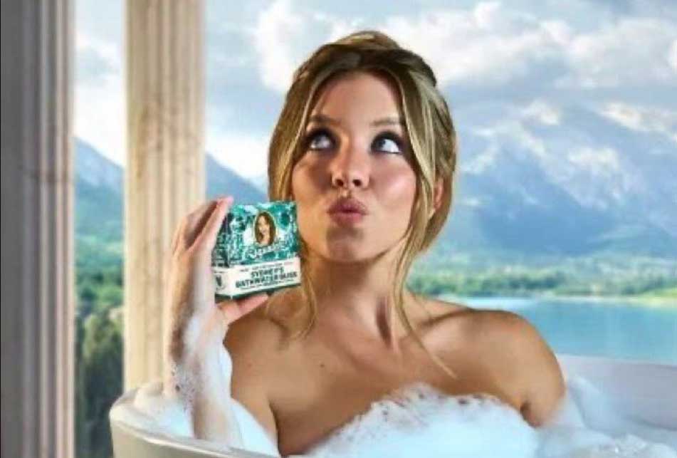 Sydney Sweeney soap: Use of actors bathwater questioned
