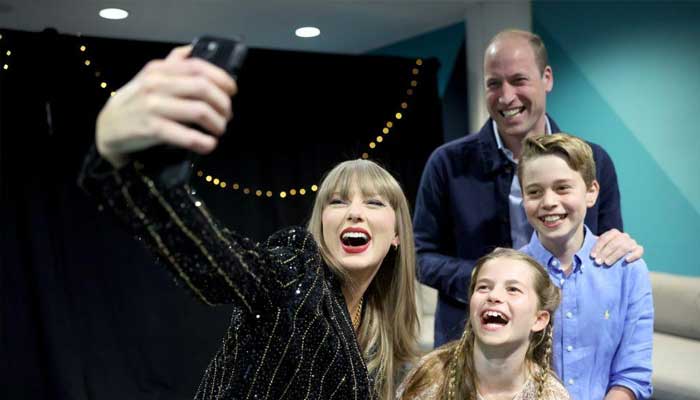 Prince William, George, and Charlottes selfie with Taylor Swift breaks records