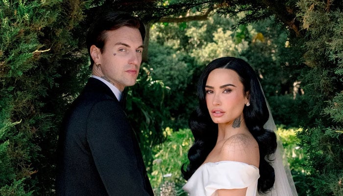 Demi Lovatos husband Jordan Jutes Lutes responds to bachelorette night snaps