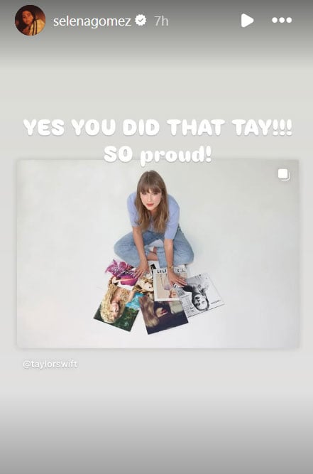 Selena Gomez celebrates Taylor Swift on reclaiming her music albums