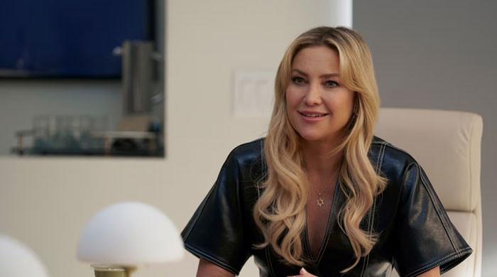 Kate Hudson during 'Running Point' filming