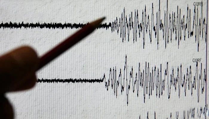A Richter scale measuring earthquake. — AFP