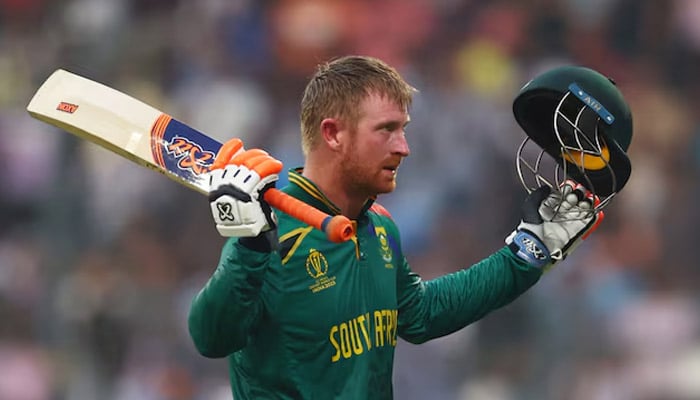 South Africas Heinrich Klaasen walks after losing his wicket against England during ICC Cricket World Cup 2023, Wankhede Stadium, Mumbai, India, October 21, 2023. — Reuters