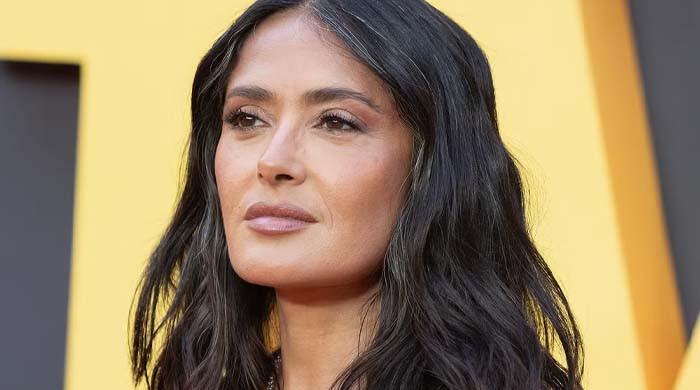 Salma Hayek does THIS instead of dyeing her gray hair