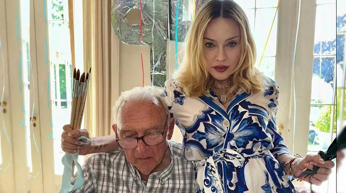 Madonna and her father Silvio Ciccone