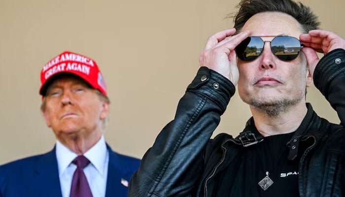 US President Donald Trump and Elon Musk watch the launch of the sixth test flight of the SpaceX Starship rocket in Brownsville, Texas, US, November 19, 2024. — Reuters