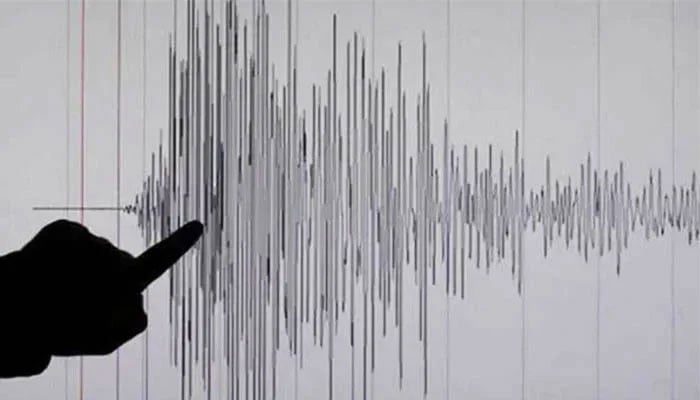 Picture showing a Richter Scale reading — Reuters