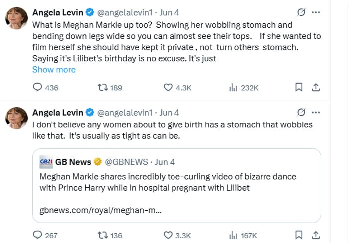Meghan Markle haters losing their minds over her baby mama dance