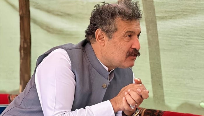 An undated image of Senator Abbas Khan Afridi (late). — Facebook@SenatorAbbasKhanAfridi
