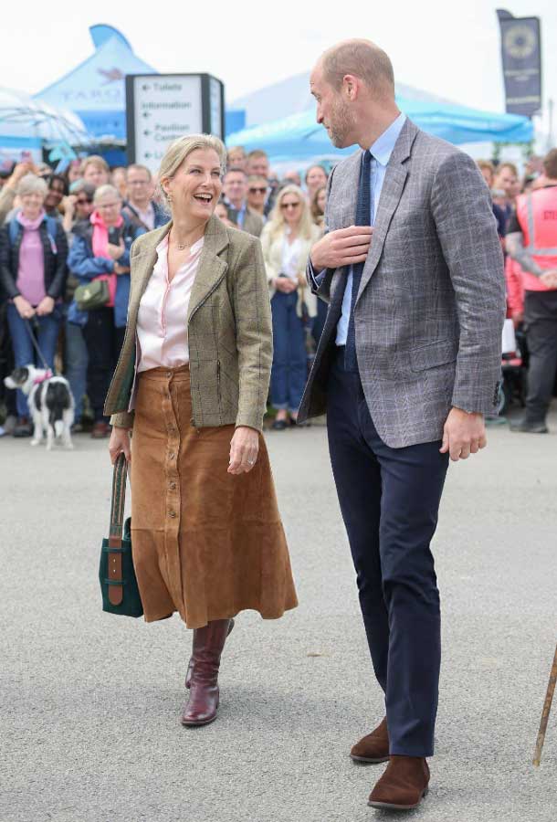 Duchess Sophie joins Prince William at royal event as Kate Middleton stays home