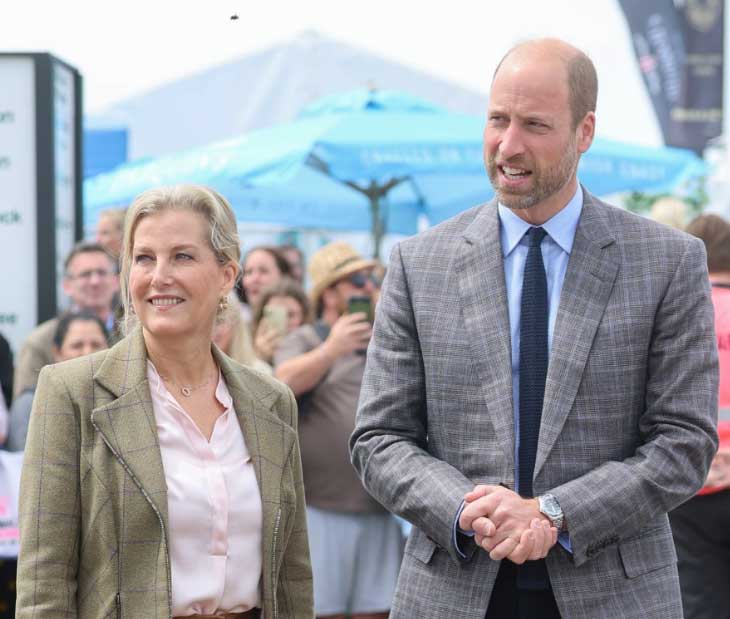 Prince William and Duchess Sophies joint appearance in pictures