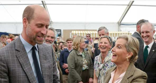 Prince William and Duchess Sophies joint appearance in pictures