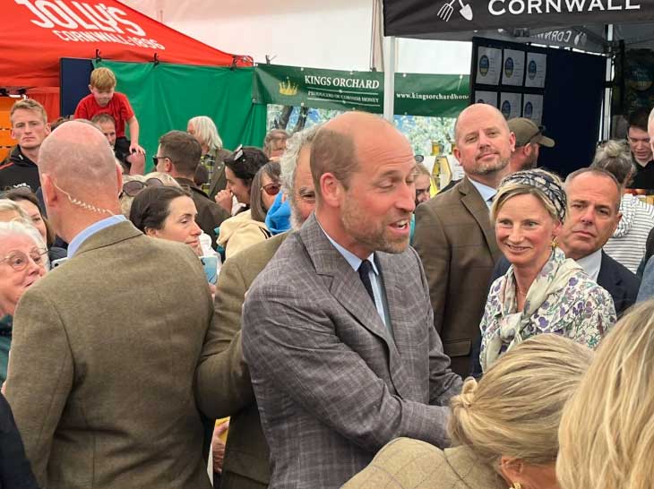 Prince William and Duchess Sophies joint appearance in pictures