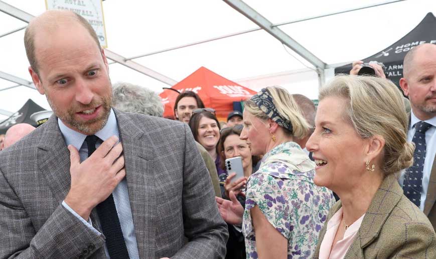 Prince William and Duchess Sophies joint appearance in pictures