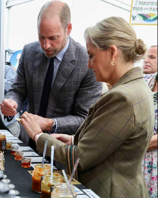Prince William and Duchess Sophies joint appearance in pictures