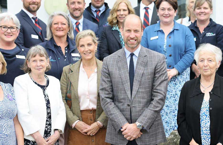 Prince William and Duchess Sophies joint appearance in pictures