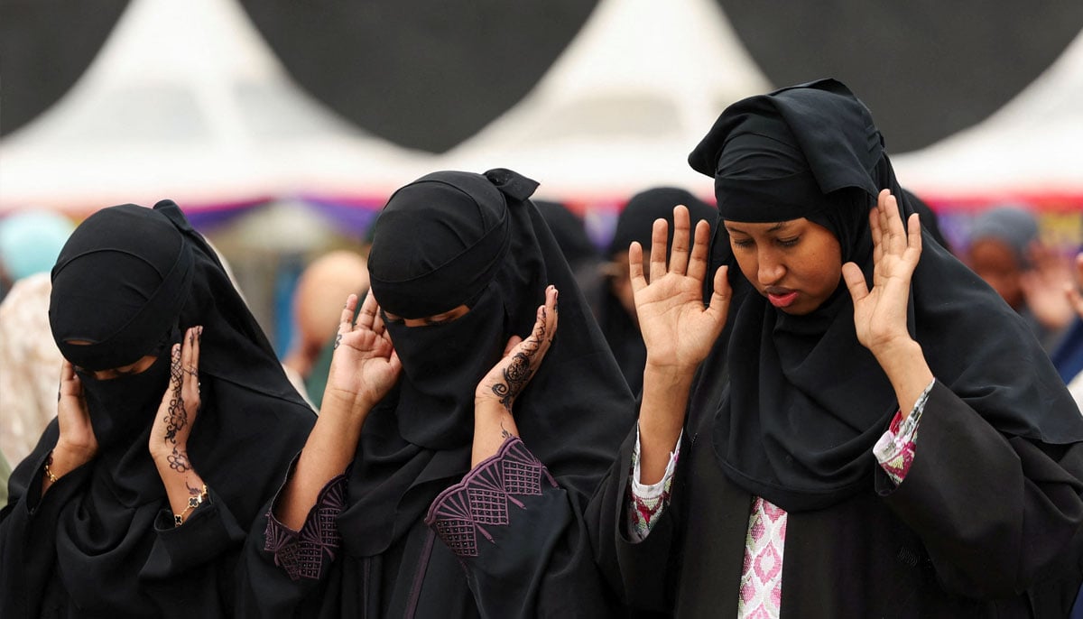 Women offer Eid ul Adha prayer at the Sir Ali Muslim Club Ground in Nairobi, Kenya, June 6, 2025. — Reuters