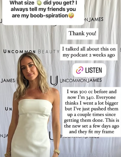 Kristin Cavallari makes shocking revelation about major breast surgery