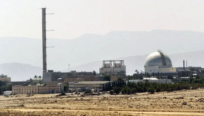 This representative image shows a nuclear facility in Israel. — AFP/File