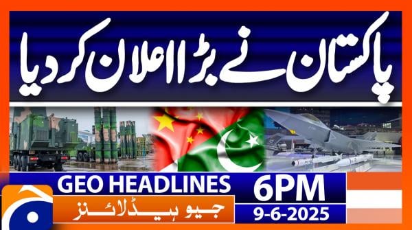 Headlines Geo News 06 PM (9th June 2025)