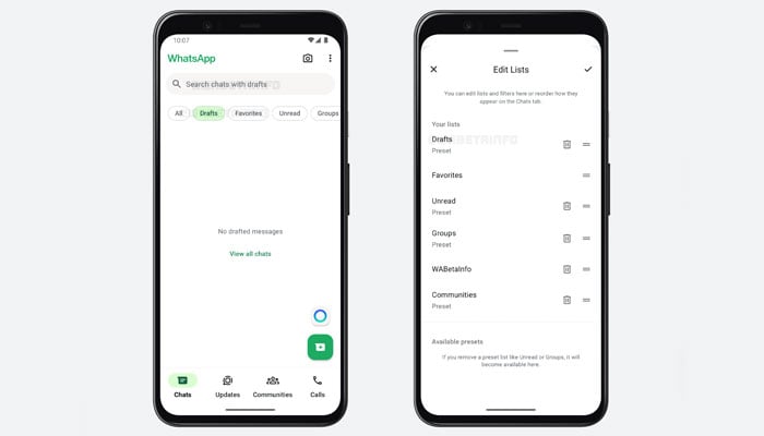 This screenshot shows the upcoming WhatsApp feature. — WABetaInfo