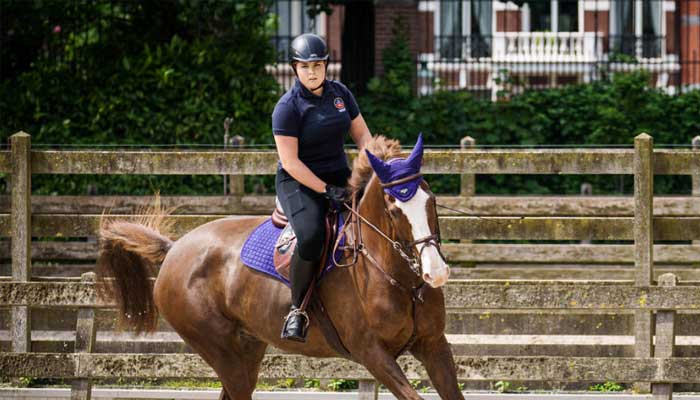 Princess breaks her arm after falling from horse
