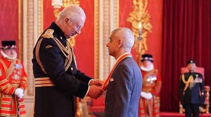 Mayor of London Sadiq Khan receives Knighthood from King Charles