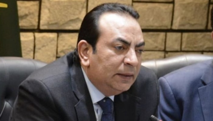 President of the FPCCI Atif Ikram Sheikh at a press conference in Islamabad. — Facebook/@atifikramsheikh